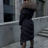 Elegant Casual Jacket with Faux Fur Collar