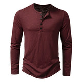 Camisa pólo de algodão de mangas compridas