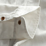 Moda Lusitana - Camisa minimalista de gola japonesa