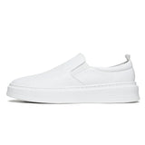 Sapatos Slip-On em pele
