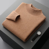 Camisola de caxemira dupla espessura