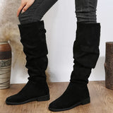 Gunilla Sleek Low-Heel Boots