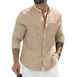Camisa de linho para homem