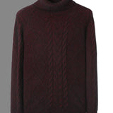 Camisola de caxemira com padrão elegante