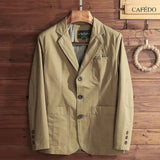 Blazer de algodão italiano
