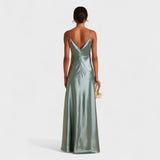 Vestido comprido Satin