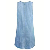 Moda Lusitana - Vestido descontraído com look de ganga