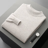 Camisola de caxemira com gola alta