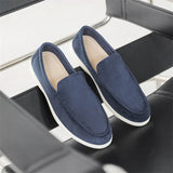 Mocassins casuais de camurça