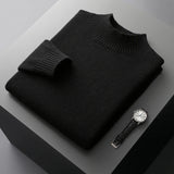 Camisola de caxemira dupla espessura