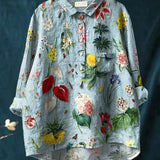 Fiorenza™ | CAMISA FLORESCIDA LARGA