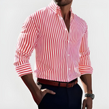 Camisa de riscas elegante