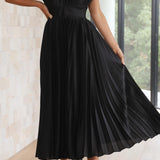 Maria - Vestido plissado elegante