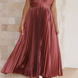 Maria - Vestido plissado elegante