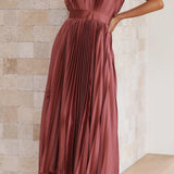 Maria - Vestido plissado elegante