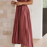 Maria - Vestido plissado elegante