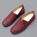 Mocassins em pele Santorini