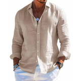 Moda Lusitana - Camisa Elegante de Tecido Respirável