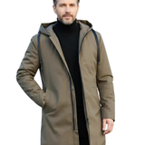 Casaco corta-vento elegante para homem