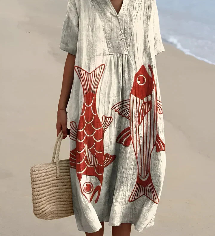 Alida™ | Vestido de verão estampado