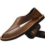 Sandálias de couro Premium