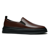 Sapatos Slip-On em pele
