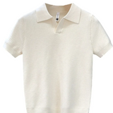Camisa pólo de malha respirável