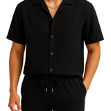 Conjunto de linho elegante