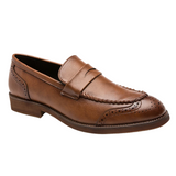 Mocassins de couro chiques