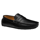 Mocassins casuais de verão em pele