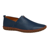 Mocassins elegantes e respiráveis em pele