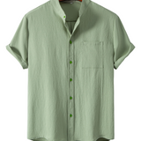 Camisa de verão elegante e respirável