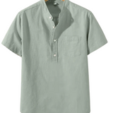 Camisa de algodão de manga curta