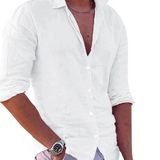 Camisa casual de linho