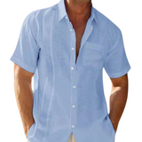 Camisa de verão em linho elegante