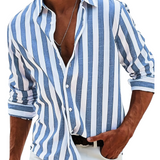 Camisa de riscas elegante