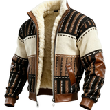 Casaco retro com forro polar