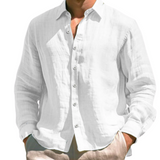Camisa casual de linho