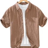 Camisa casual com textura