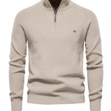 Camisola com fecho de correr de luxo