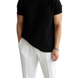 Camiseta elegante de malha