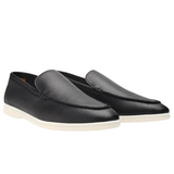 Mocassins em pele de vaca