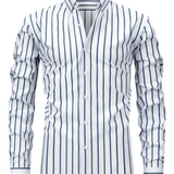 Camisa às riscas chique