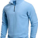 Camisola de manga comprida com fecho
