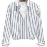 Givalli - Camisa de homem com riscas elegantes