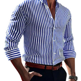 Camisa de riscas elegante