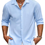 Camisa de algodão elegante