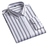 Givalli - Camisa de homem com riscas elegantes