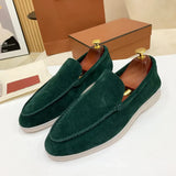 Mocassins clássicos de camurça