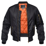 Casaco bomber acolchoado elegante